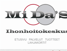 Tablet Screenshot of midas.fi