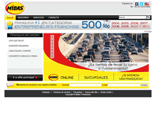 Tablet Screenshot of franquicias.midas.com.mx